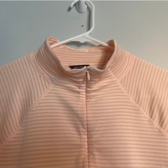 Eddie Bauer Performance Quarter Zip Pullover, Light Pink, Women’s Medium - Picture 3 of 6